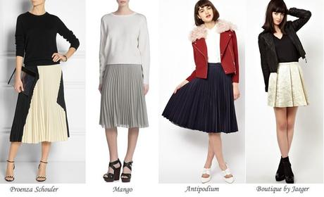 Faldas Con Paletones Abajo