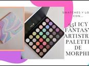 MORPHE paleta FANTASY ARTISTRY: Review, Swatches look primeras impresiones