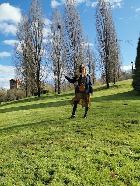 Print animal & denim jacket Print animal & denim jacket