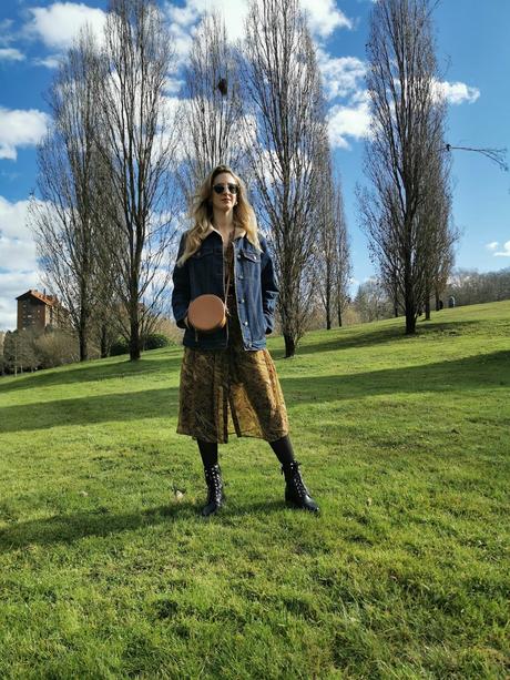 Print animal & denim jacket Print animal & denim jacket