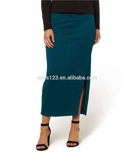 Falda Tubo Con Jersey