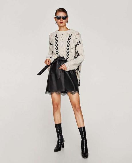 Falda Tubo Con Jersey