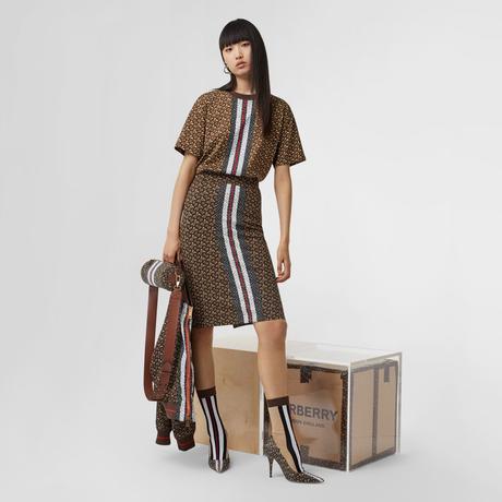 Falda Tubo Con Jersey