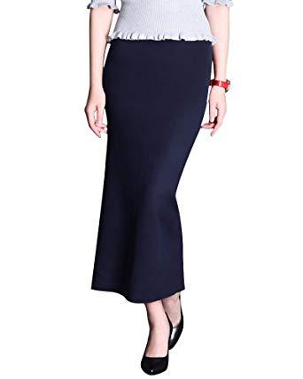 Falda Tubo Con Jersey