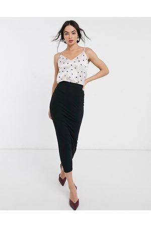 Falda Tubo Con Jersey