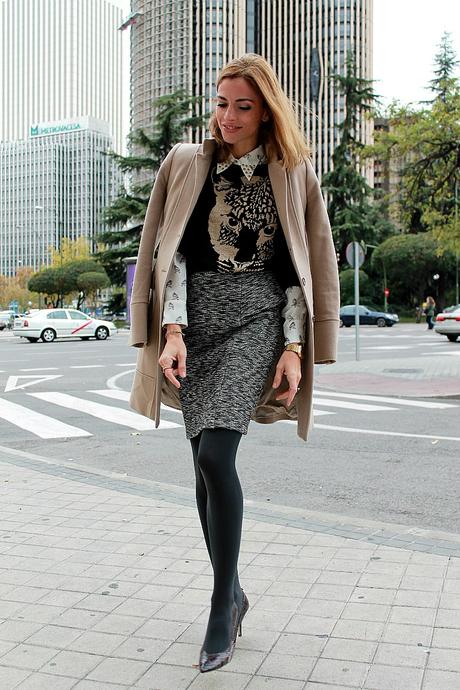 Falda Tubo Con Jersey