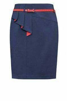 Pegadas Ala Rodilla Faldas De Moda