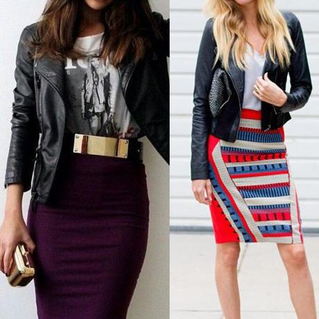 Pegadas Ala Rodilla Faldas De Moda