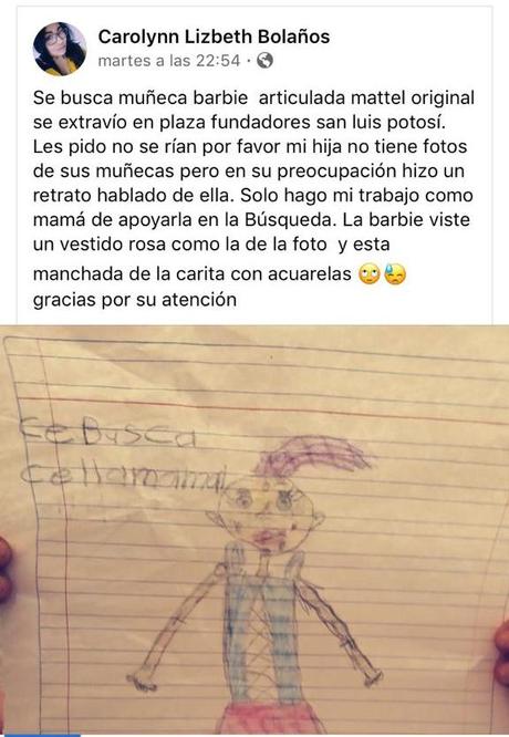 Niña busca su muñeca perdida en Plaza de Fundadores