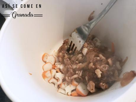 Calamares rellenos de marisco con alioli Calamares rellenos de marisco con alioli