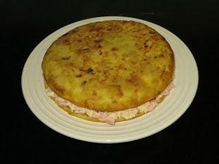TORTILLA DE PATATA RELLENA #dalelavueltaalaTortillaTS