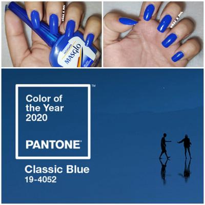 Manicura con el Color Pantone del 2020: Classic Blue
