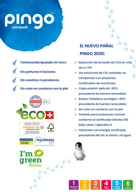 Los nuevos pañales Pingo