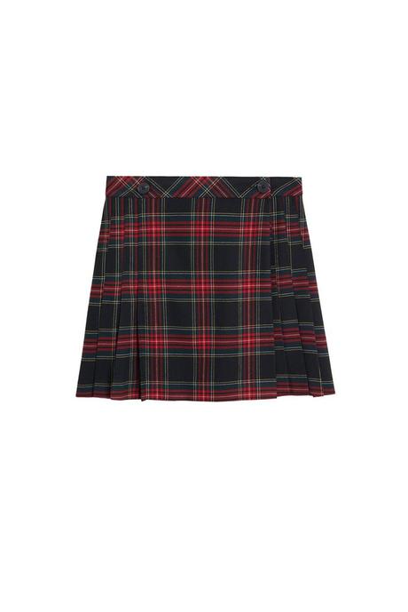 Falda Escocesa Roja