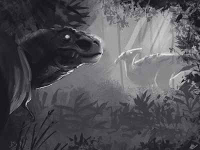 Los pintorescos dinosaurios de Krystal Gonzalez