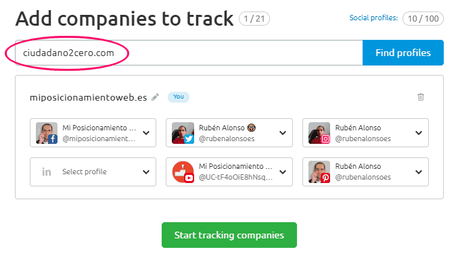 Análisis de redes sociales de la competencia Análisis de redes sociales de la competencia