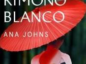 mujer kimono blanco
