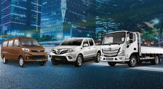 Garantía en la gama de vehículos Foton