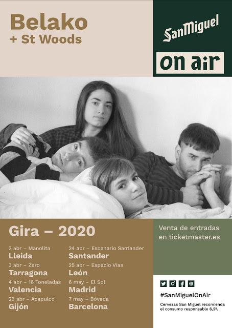 Belako anuncia gira de la mano de San Miguel On Air