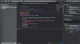 Como crear un proyecto de C++ en Xcode