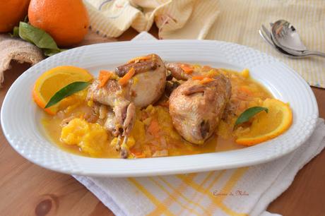 Codornices con naranjas Codornices con naranjas