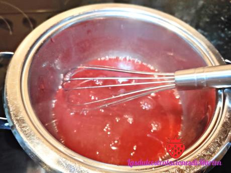 Tarta San Valentín de Fresas  y Yogur