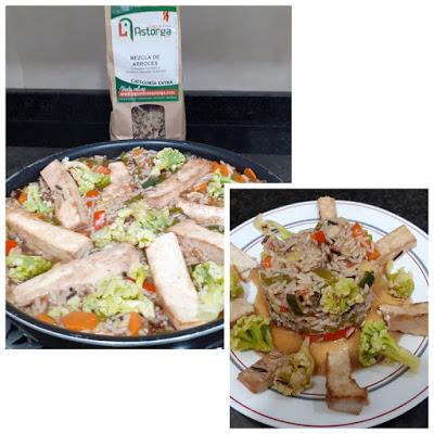 MEZCLA DE ARROCES CON TOFU Y VERDURAS CON LEGUMBRES ASTORGA MEZCLA DE ARROCES CON TOFU Y VERDURAS CON LEGUMBRES ASTORGA