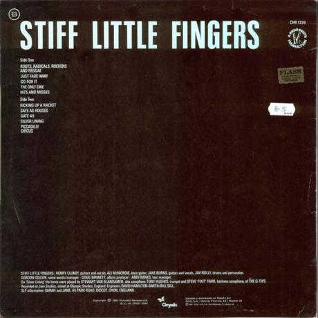 Stiff little fingers -Go for it Lp 1982 (1981)