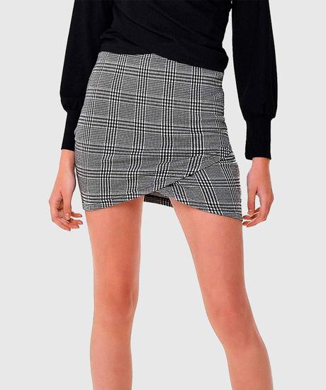 Combinar Falda Escocesa Roja