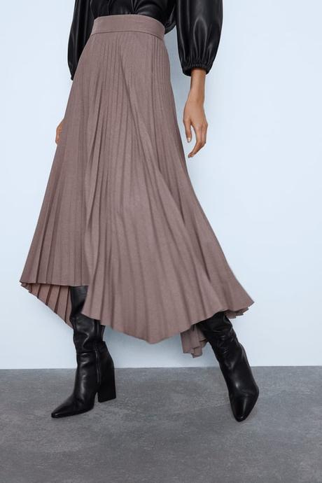 Falda Asimetrica Zara