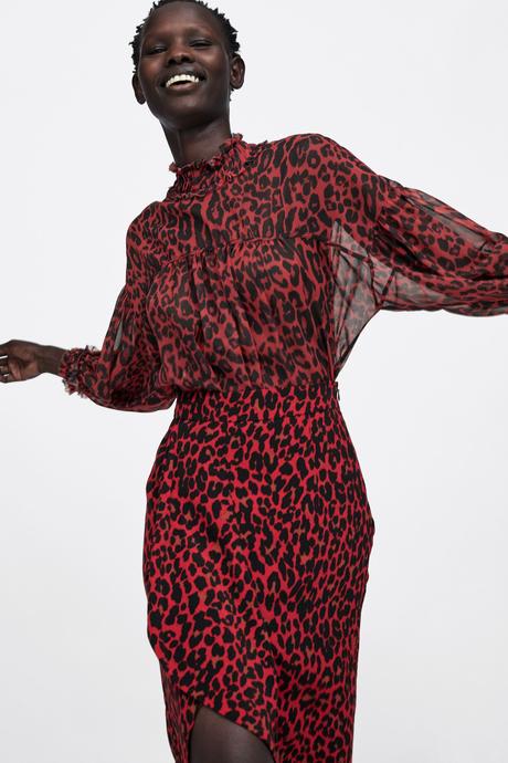 Falda Asimetrica Zara