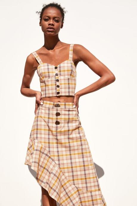 Falda Asimetrica Zara