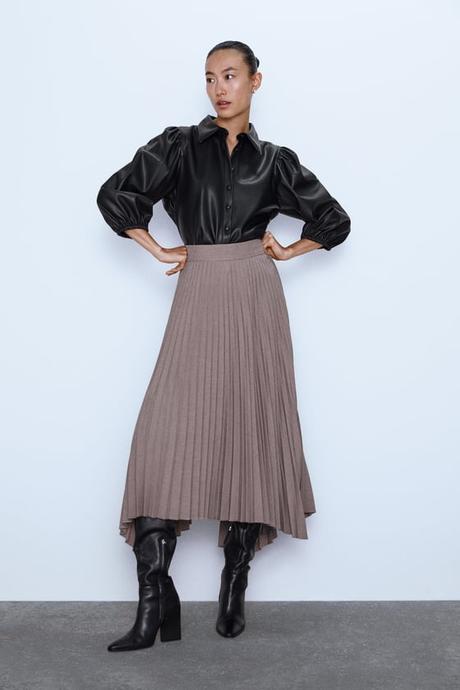 Falda Asimetrica Zara