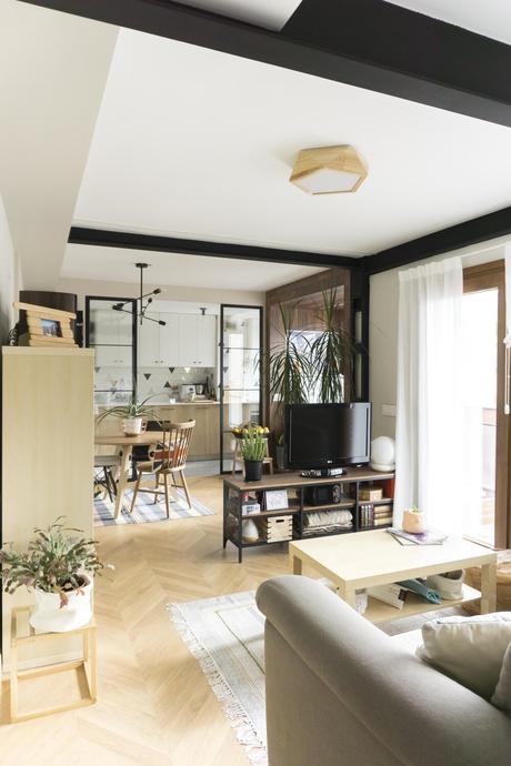 PROYECTO EMMME: el piso de Ana y Eduardo reforma integral madrid emmme studio Ana y Eduardo salon comedor cocina.jpg