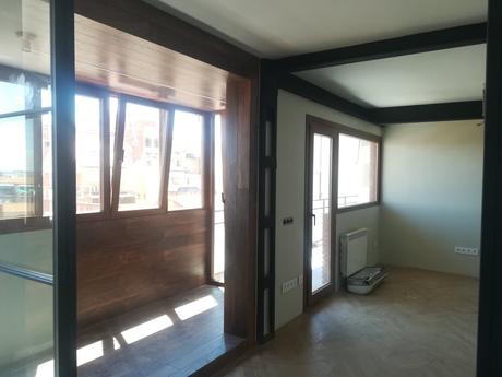 PROYECTO EMMME: el piso de Ana y Eduardo reforma integral madrid emmme studio Ana y Eduardo obra caja madera salon.jpg