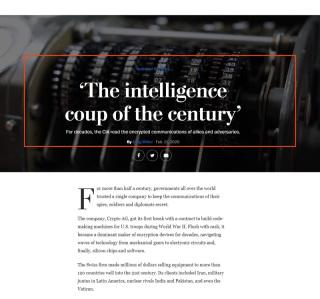 La CIA y Alemania espiaron por décadas comunicaciones de aliados y adversarios