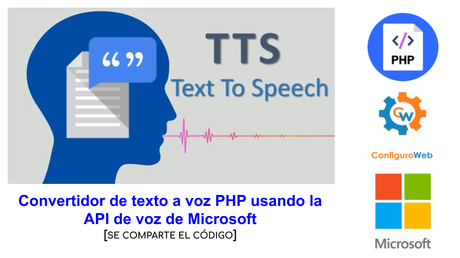 Convertidor de texto a voz PHP usando la API de voz de Microsoft