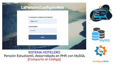 SISTEMA HOTELERO Pensión Estudiantil, desarrollada en PHP y MySQL  [Comparto el Código]