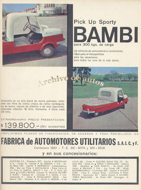 Sporty, la camioneta Bambi