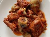 Estofado costillas cerdo alcachofas