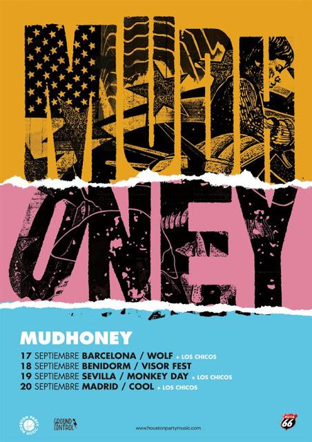 Conciertos de Mudhoney en Barcelona, Benidorm, Sevilla y Madrid en septiembre