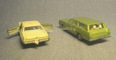Mercury cupé y rural a la Matchbox