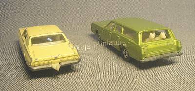 Mercury cupé y rural a la Matchbox
