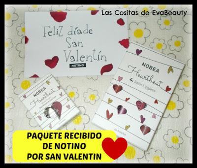 paquete recibido desde notino por san valentín recibidos notino regalo por san valentín