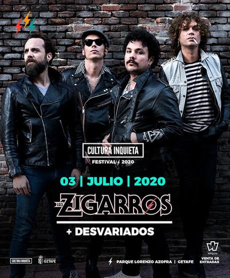 Los Zigarros y Desvariados, el 3 de julio en el Cultura Inquieta de Getafe