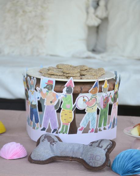 Feliz Cumple perruno con galletas caseras