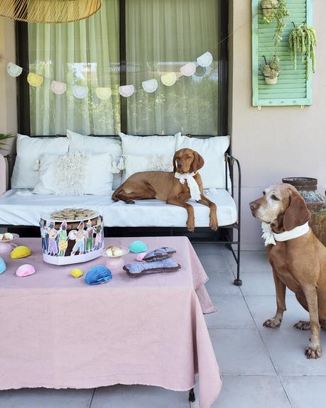 Feliz Cumple perruno con galletas caseras