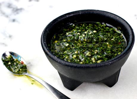 Bife de Chorizo con Chimichurri