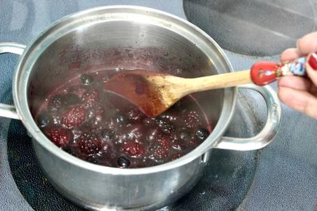 Filete de cerdo en salsa de berries