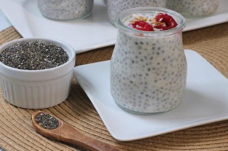 Pudín de leche y chía Pudín de leche y chía